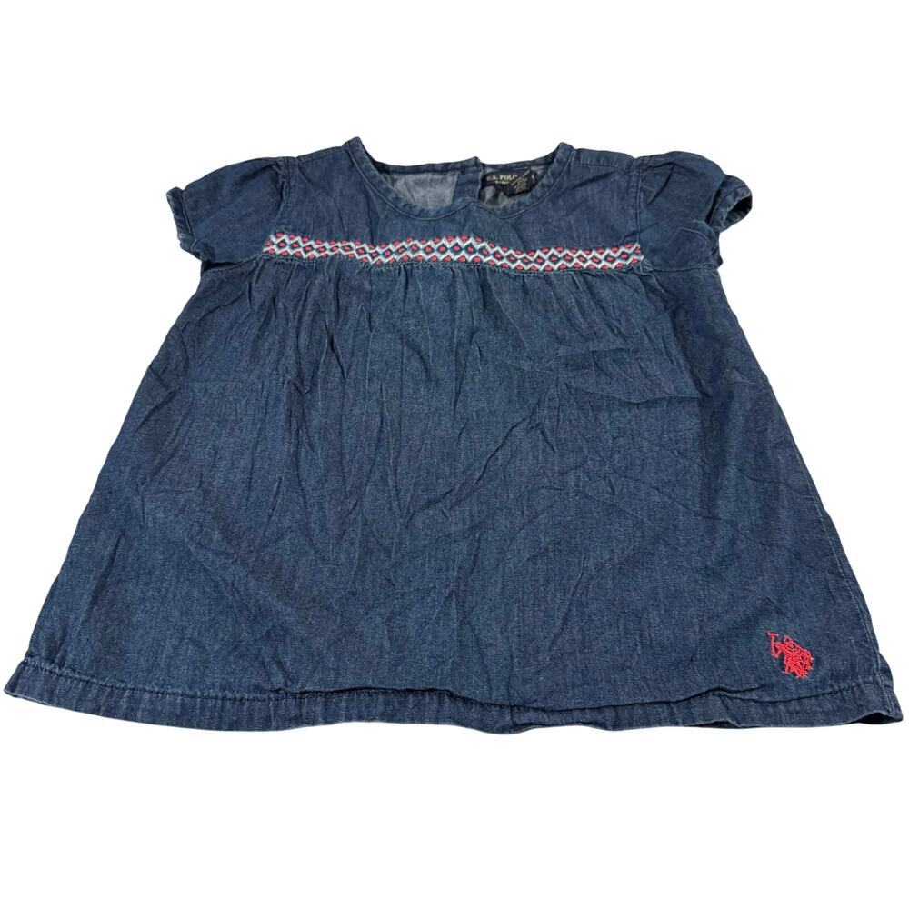 US Polo Assn Girl Size 6 100% Cotton Blouse